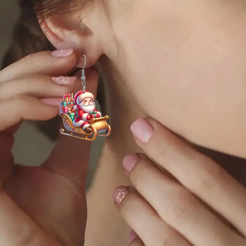 Wholesale Christmas Acrylic Earrings